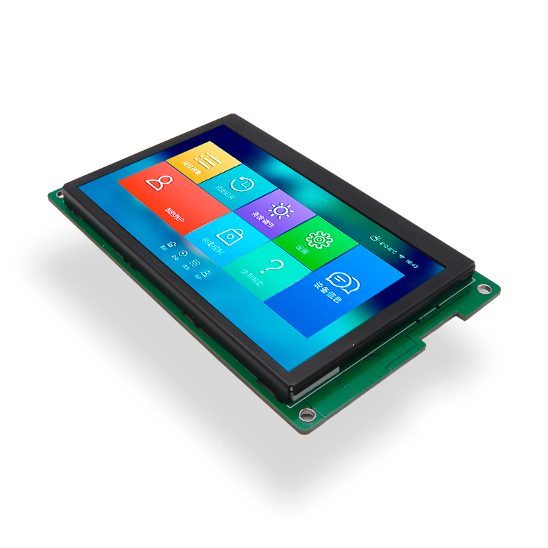 HYW070M 带电阻触摸 通信支持RS232/TTL/485，超性价比款