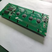 恒域威24064B图形点阵单色屏-COB工艺-5V蓝屏显示模组T6963控制器